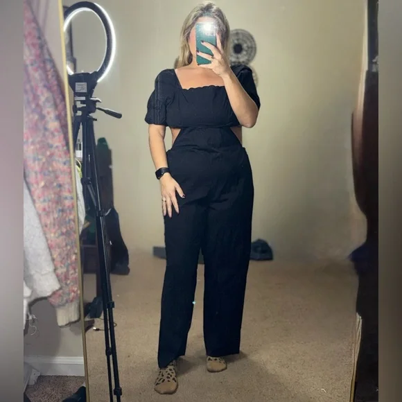 Elegant Black Jumpsuit by ASOS - Picture 1 of 7